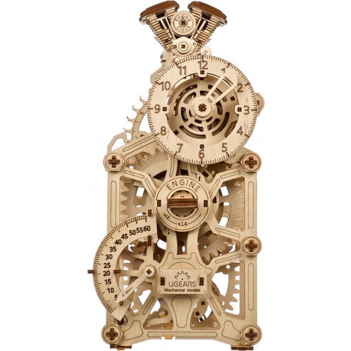 Конструктор Ugears Часы Двигатель (6337516) изображение 7