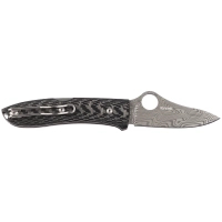 Нож Spyderco SpyOpera Carbon Fiber Damasteel Thor (C255CFPD) изображение 2