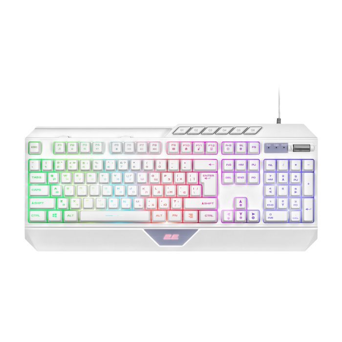 Клавиатура 2E Gaming KG315 RGB USB UA White (2E-KG315UWT)