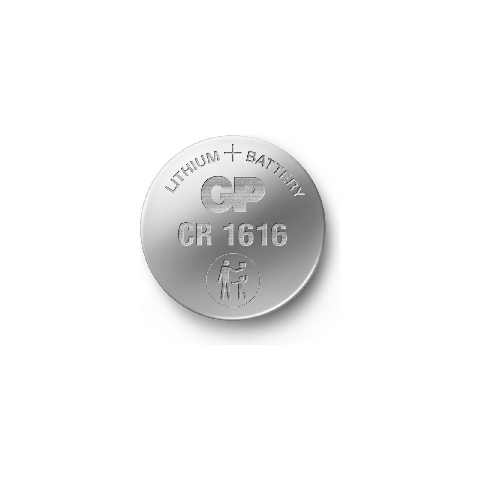 Батарейка Gp CR1616 Lithium 3.0V * 1 (отрывается) (CR1616-7U5 / 4891199001116) изображение 2