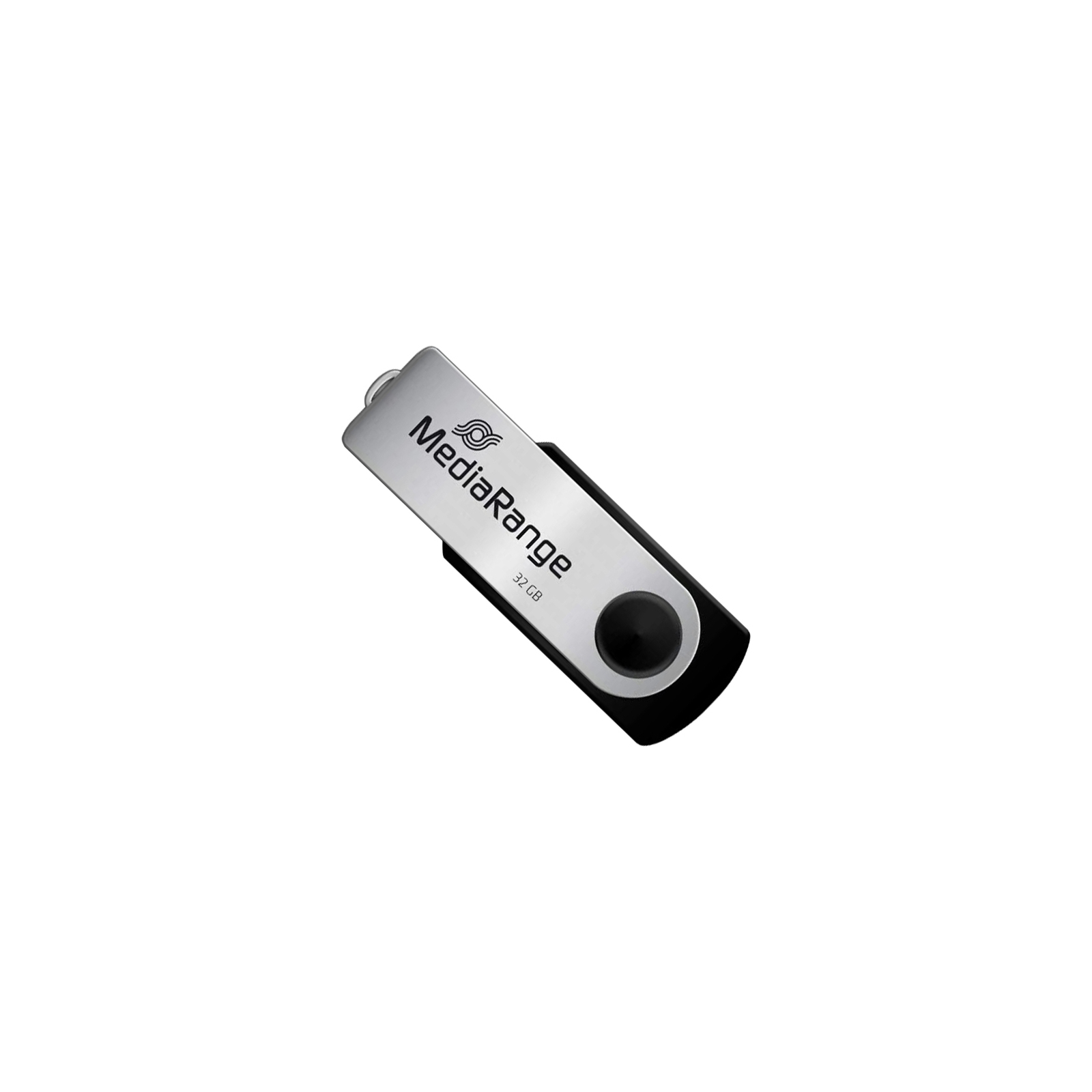 USB флеш накопичувач Mediarange 32GB Black/Silver USB 2.0 (MR911)