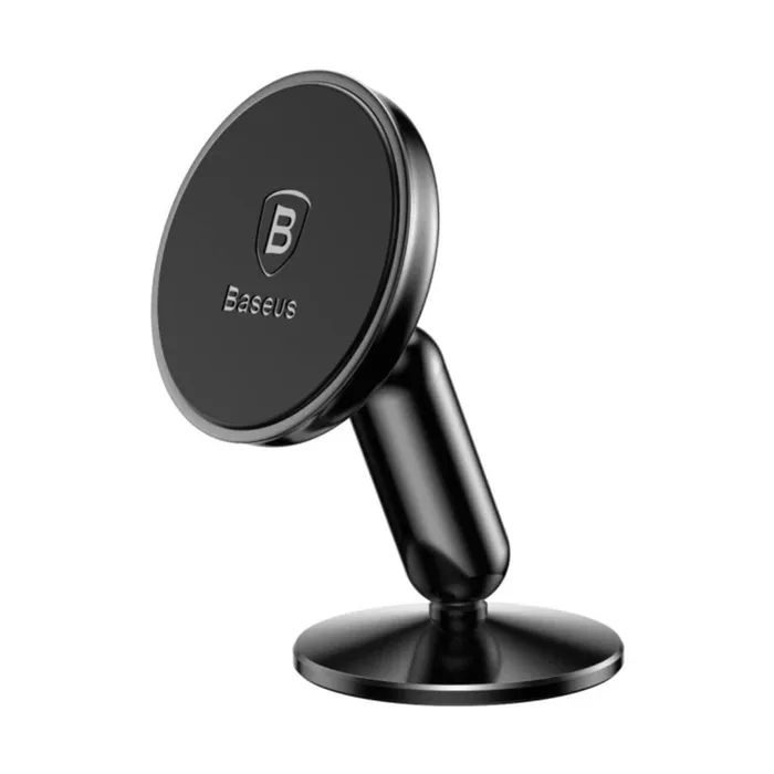 Універсальний автотримач Baseus Magnetic Bullet An on-board (клейка стртрічка) black (SUYZD-01) зображення 2