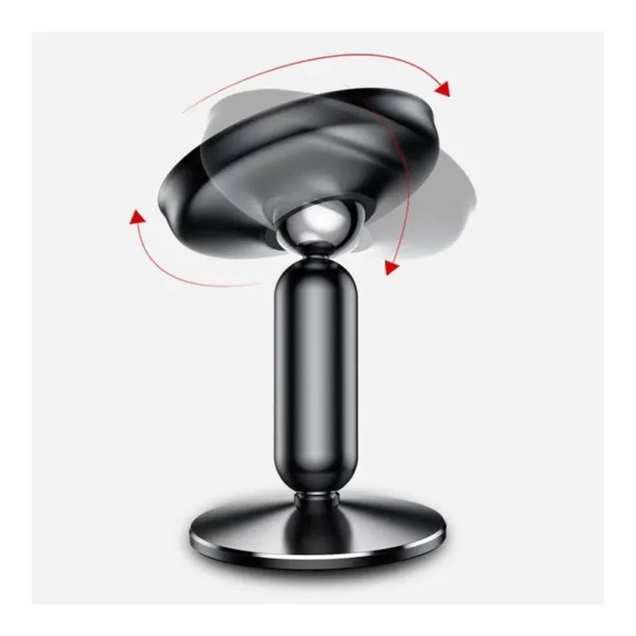 Універсальний автотримач Baseus Magnetic Bullet An on-board (клейка стртрічка) black (SUYZD-01) зображення 5