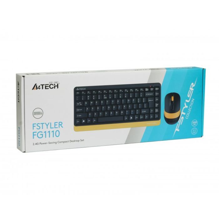 Комплект A4Tech FG1110 Wireless Bumblebee (FG1110 Bumblebee) зображення 7