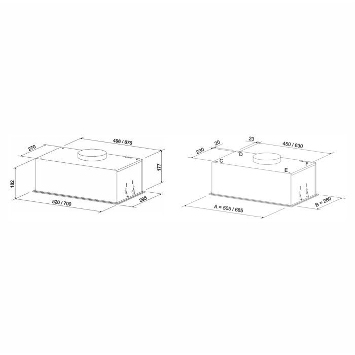 Витяжка кухонна Eleyus GEMINI 700 LED 52 WH зображення 2