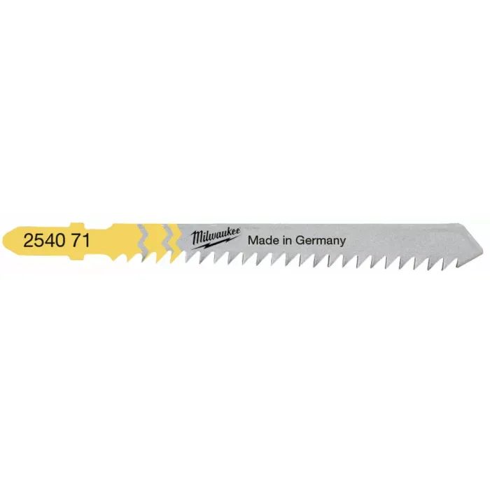 Полотно Milwaukee для лобзика T111C, 75мм/ крок зуба 3,0мм, 5шт, деревина (4932254071)