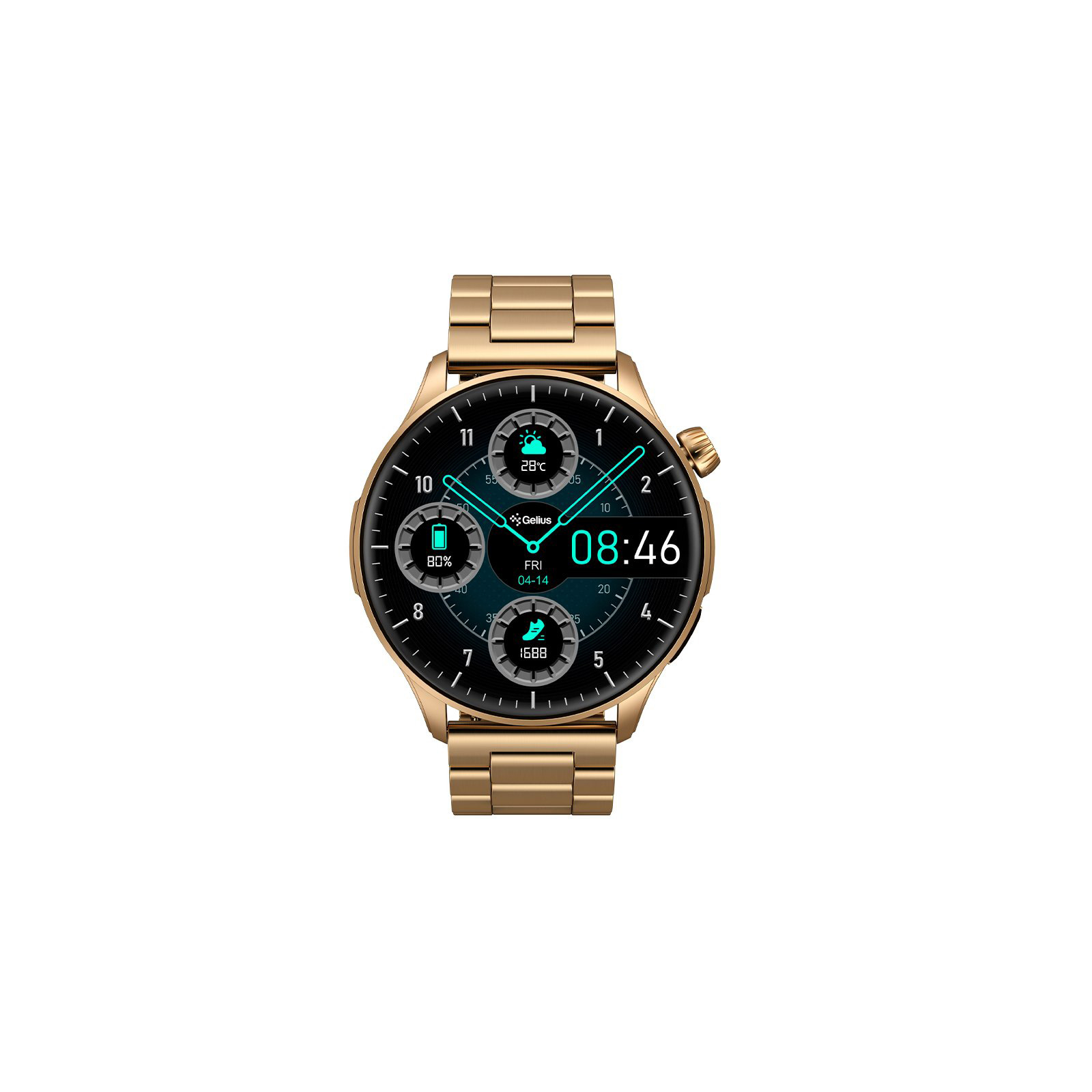 Смарт-годинник Gelius Pro GP-SW010 (Amazwatch GT3) Bronze Gold (2099900942570) зображення 7