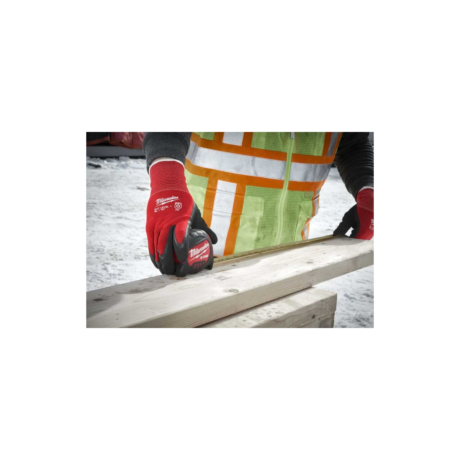 Защитные перчатки Milwaukee з опором порізам 1 рівня, зимові, 8/M (4932471343) изображение 5