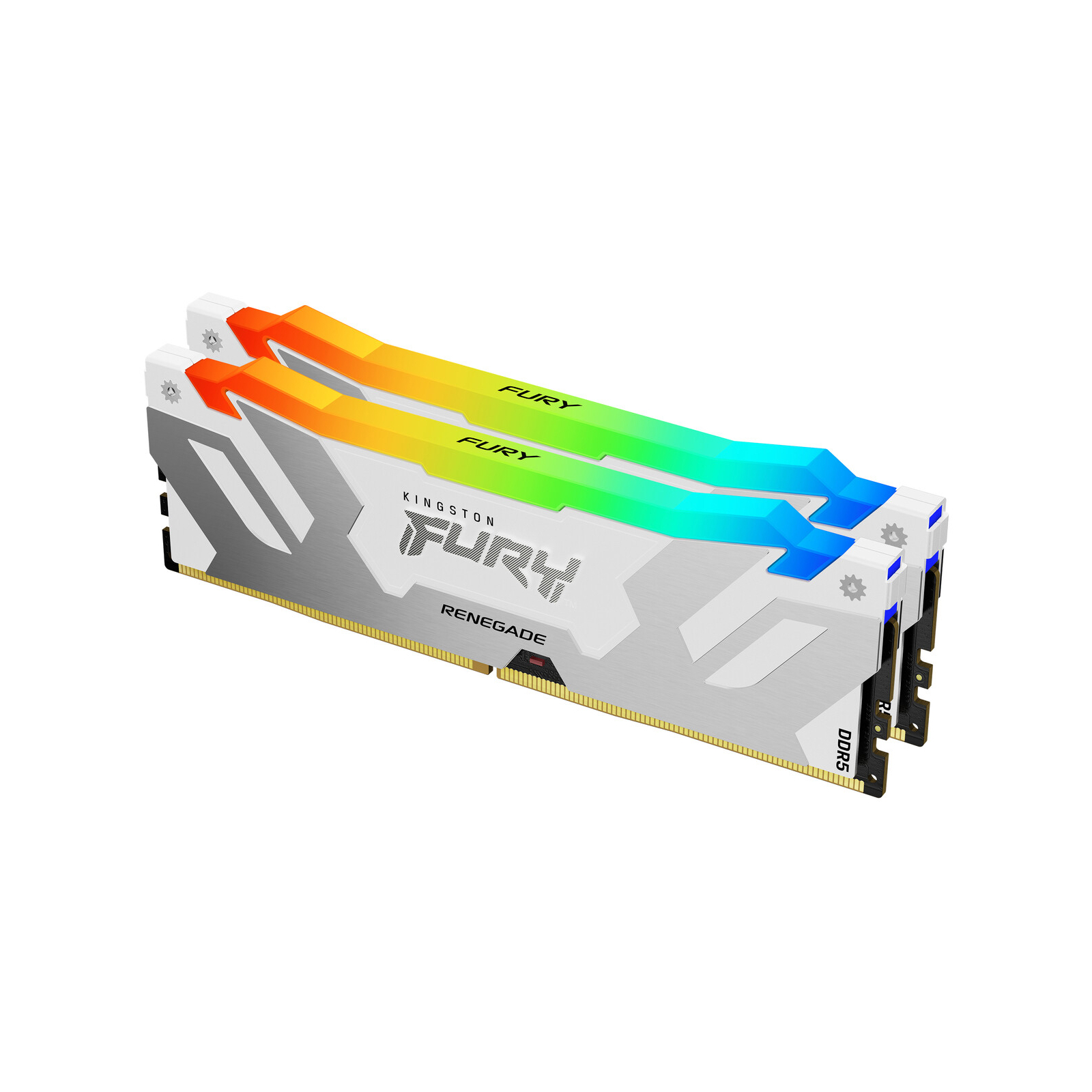 Модуль памяти для компьютера DDR5 64GB (2x32GB) 6000 MHz Renegade RGB White XMP Kingston Fury (ex.HyperX) (KF560C32RWAK2-64) изображение 2