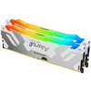 Модуль пам'яті для комп'ютера DDR5 64GB (2x32GB) 6000 MHz Renegade RGB White XMP Kingston Fury (ex.HyperX) (KF560C32RWAK2-64) зображення 2