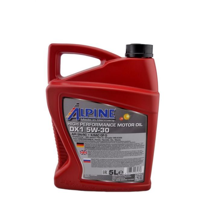 Моторное масло Alpine 5W-30 DX1 60л (1665-60) изображение 2