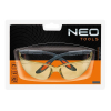 Защитные очки Neo Tools противоосколочные, нейлоновые скобки, стойкие к царапинам, желтые (97-501) изображение 3