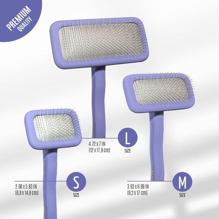 Гребінець для тварин Tauro Pro Line прямокутний S, зубці 11 мм purple (TPLB63544) зображення 4