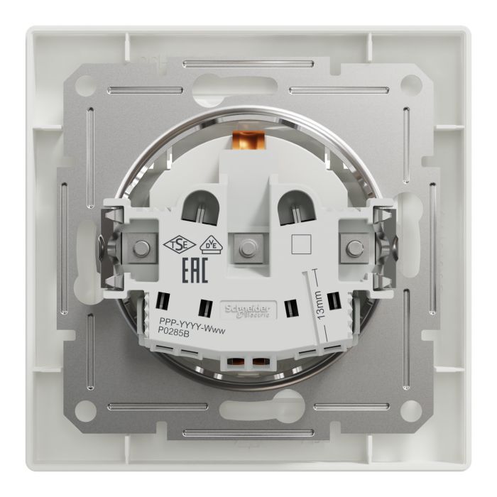 Розетка Schneider Electric ASFORA з кришкою, сталь (EPH3100162) изображение 8