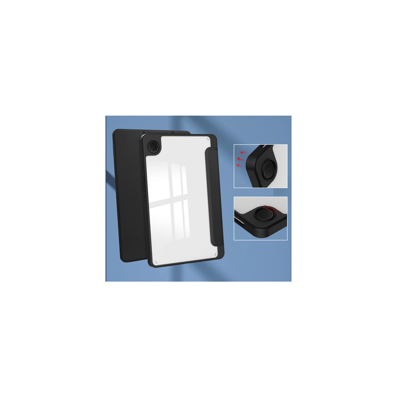 Чехол для планшета BeCover Soft Edge stylus holder Samsung Tab A9 Plus SM-X210/SM-X215/SM-X216 11.0" Light Blue (710369) изображение 6