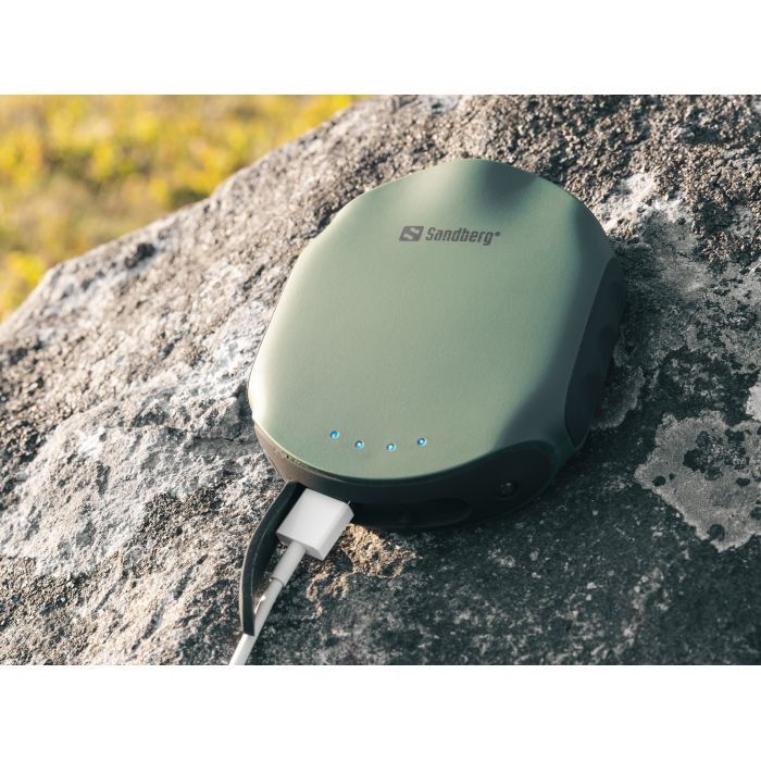 Батарея универсальная Sandberg 10000mAh, Survivor, USB*2, мини-компас, мини-фонарик (420-60) изображение 5