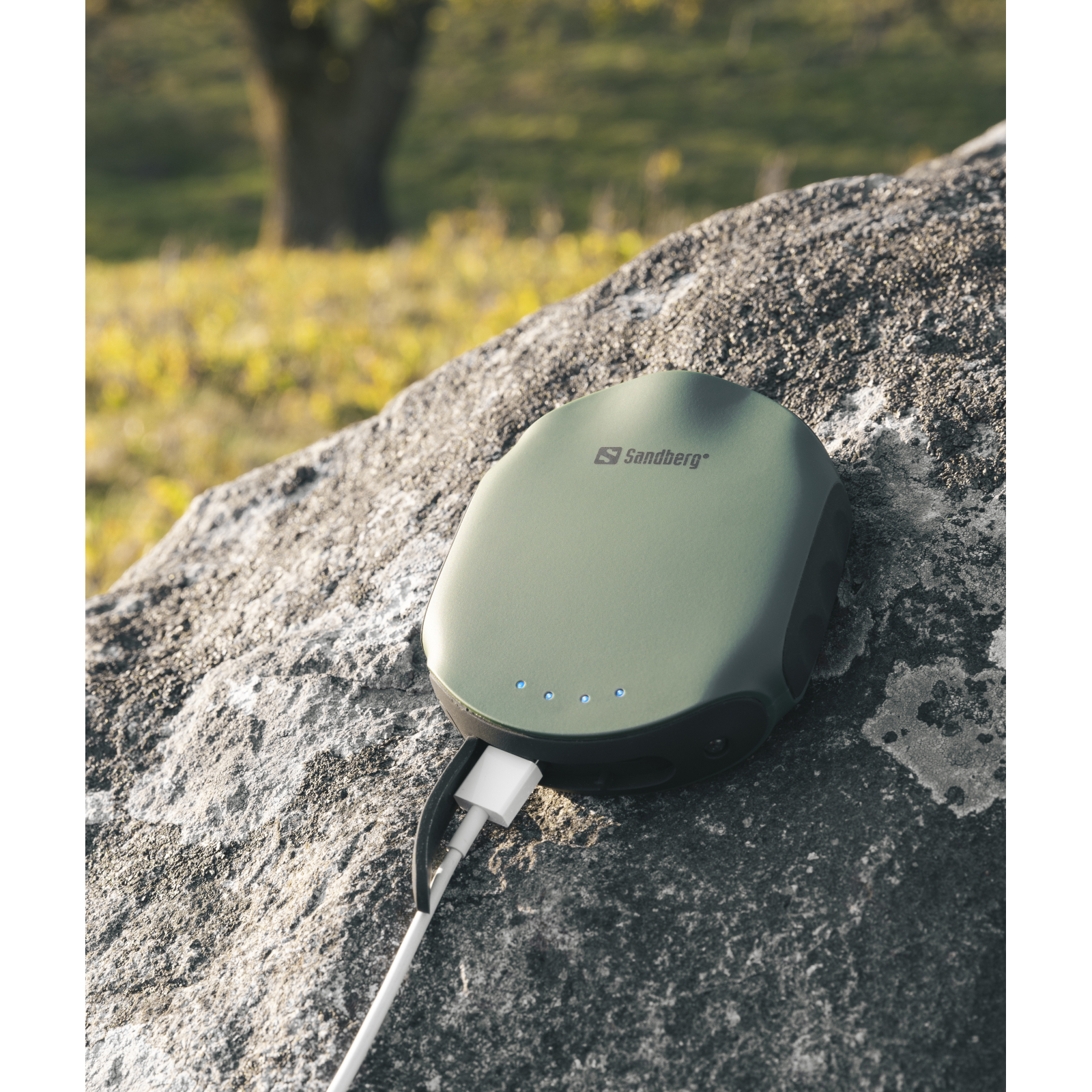 Батарея універсальна Sandberg 10000mAh, Survivor, USB*2, міні-компас, міні-ліхтарик (420-60) зображення 6