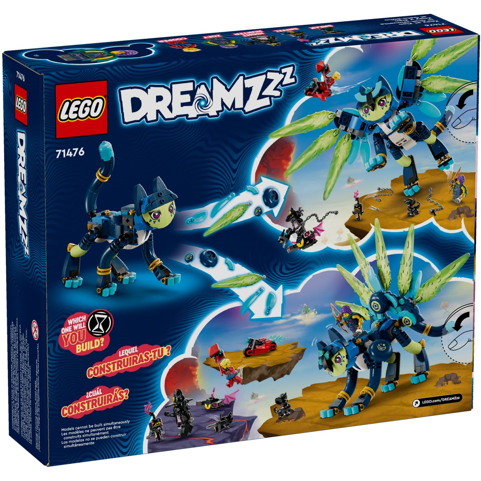 Конструктор LEGO DREAMZzz Зоуі й котосова Зіан 437 деталей (71476) зображення 7
