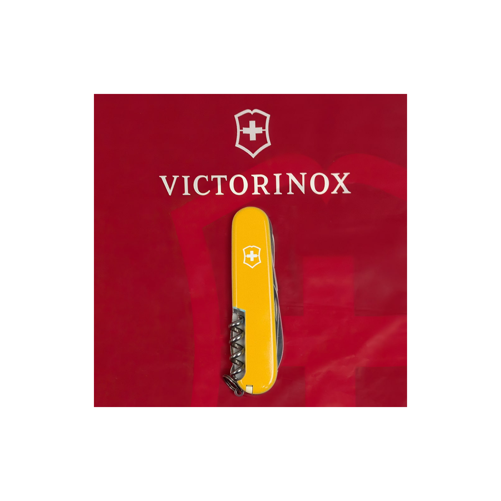 Нож Victorinox Huntsman Ukraine 91 мм Марка з трактором (1.3713.3_T3110p) изображение 10