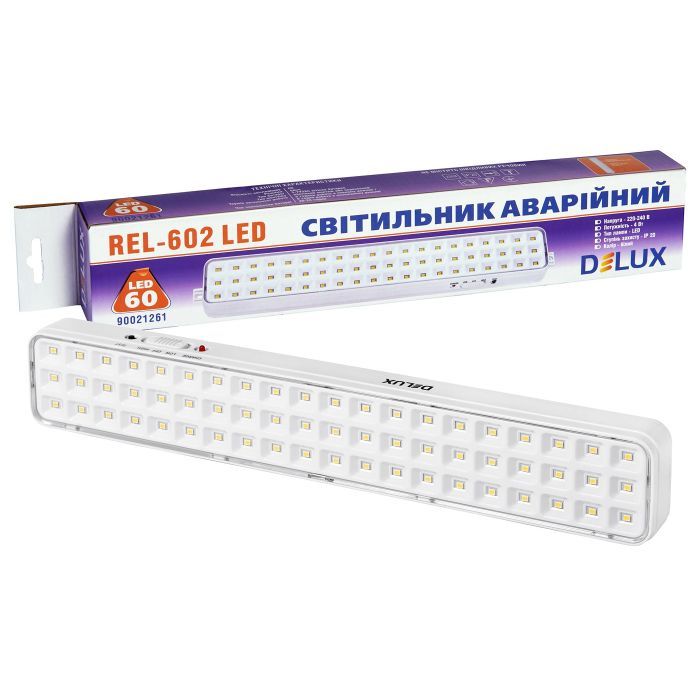 Светильник Delux REL-602 (3.7V2Ah) 60 LED 4W (90021261) изображение 3