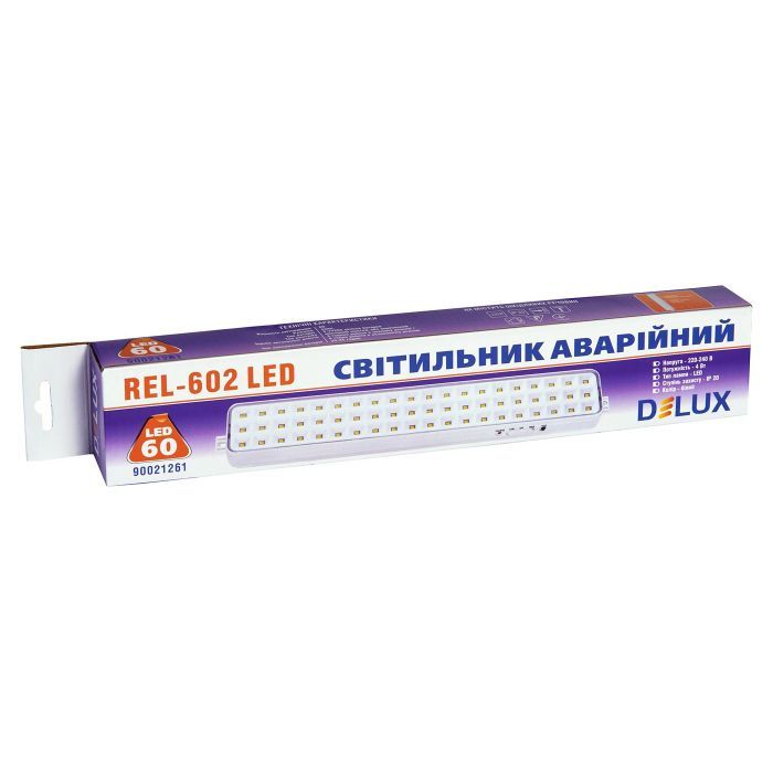 Светильник Delux REL-602 (3.7V2Ah) 60 LED 4W (90021261) изображение 4