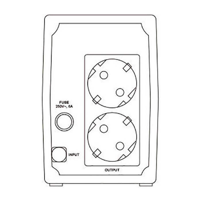 Источник бесперебойного питания Marsriva MR-UF800 480W (MR-UF800) изображение 4