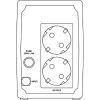 Источник бесперебойного питания Marsriva MR-UF800 480W (MR-UF800) изображение 4