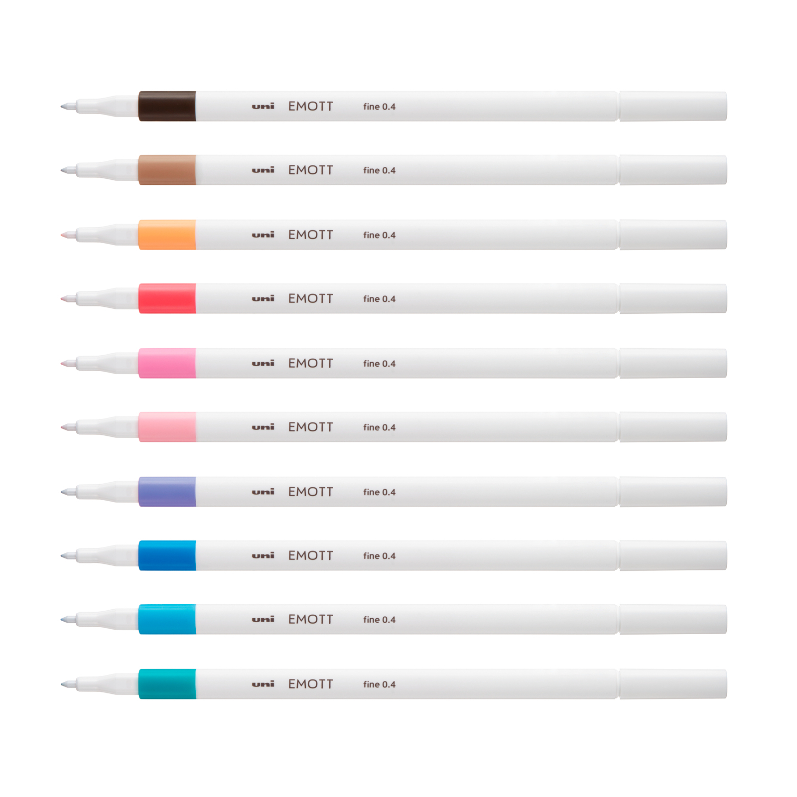 Лайнер UNI набор Emott Soft Pastel Color 0.4 мм 10 цветов (PEM-SY/10C.02SPC) изображение 4