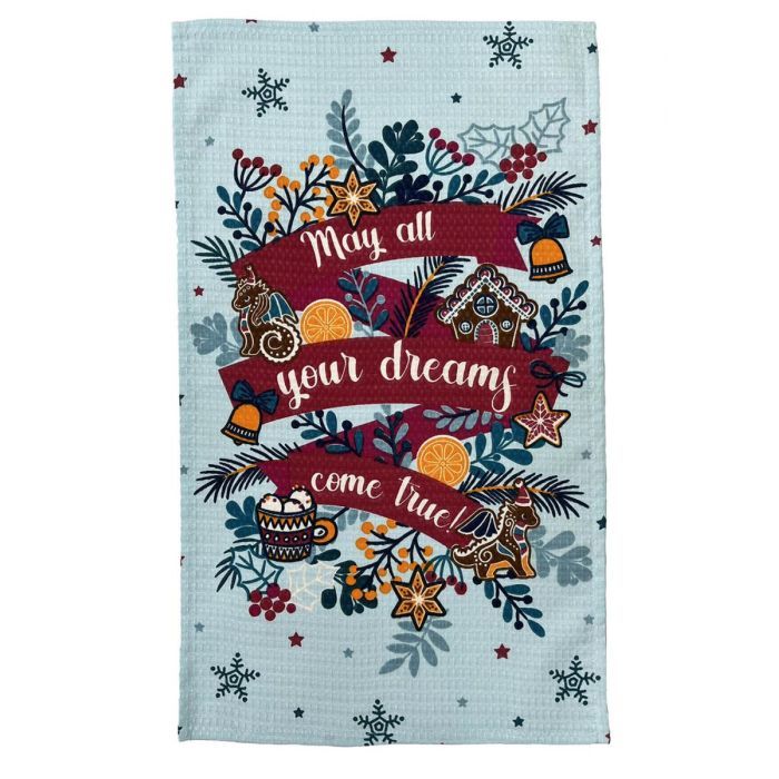 Полотенце Прованс вафельное Dream 33х60 см (4823093452619)
