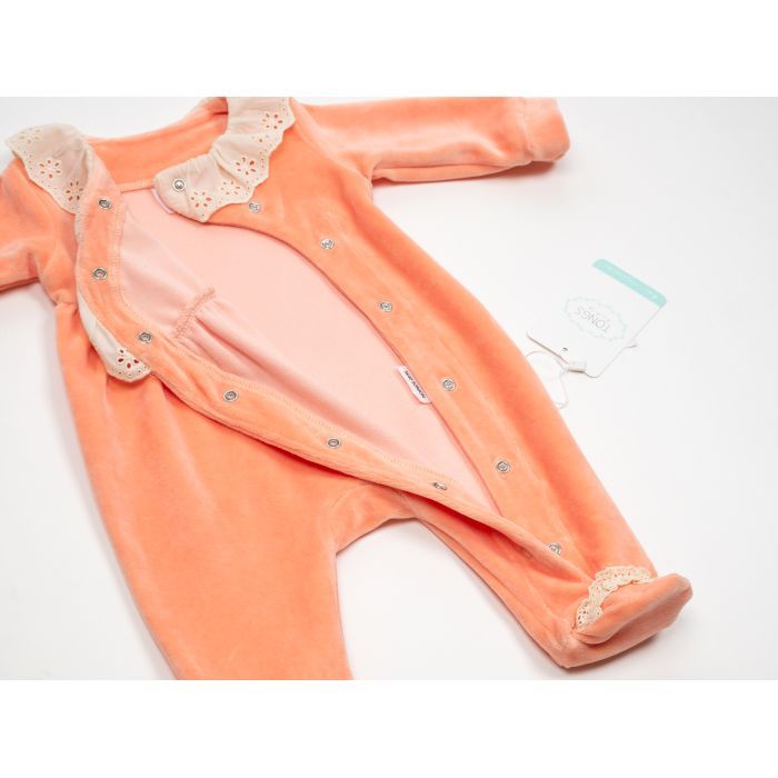 Человечек детский Tongs велюровый (3640-68G-peach) изображение 5