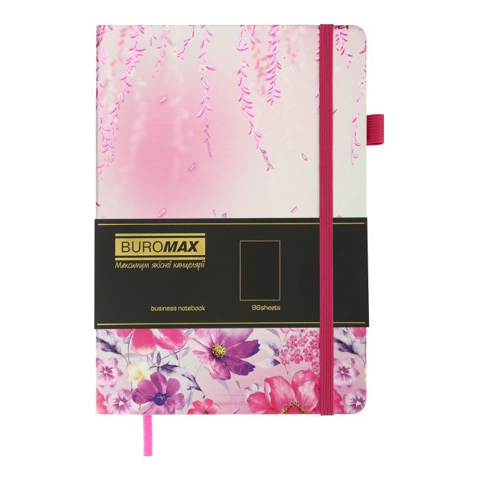 Книга записная Buromax Cherie А5 96 листов, без линовки черный (BM.295005-01) изображение 2