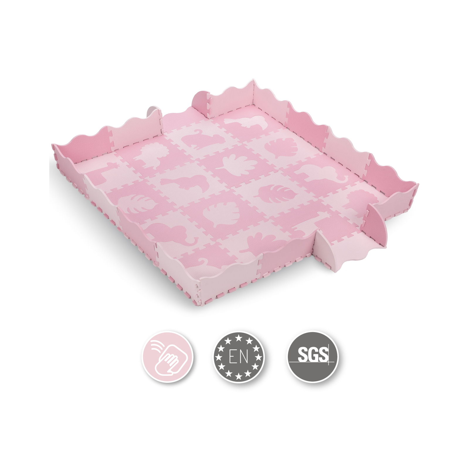 Детский коврик MoMi пазл Zawi 150 х 150 см Pink (MAED00012) изображение 6