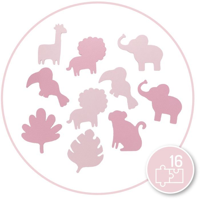 Дитячий килимок MoMi пазл Zawi 150 х 150 см Pink (MAED00012) зображення 8