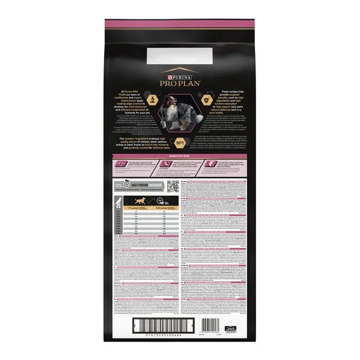 Сухой корм для собак Purina Pro Plan Dog Medium Adult Sensitive Skin с лососем и рисом 14 кг (7613035120464) изображение 3
