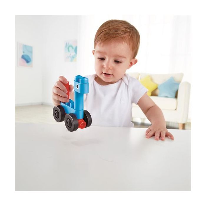 Конструктор PolyM Машинки и зверята 6 деталей (760001)