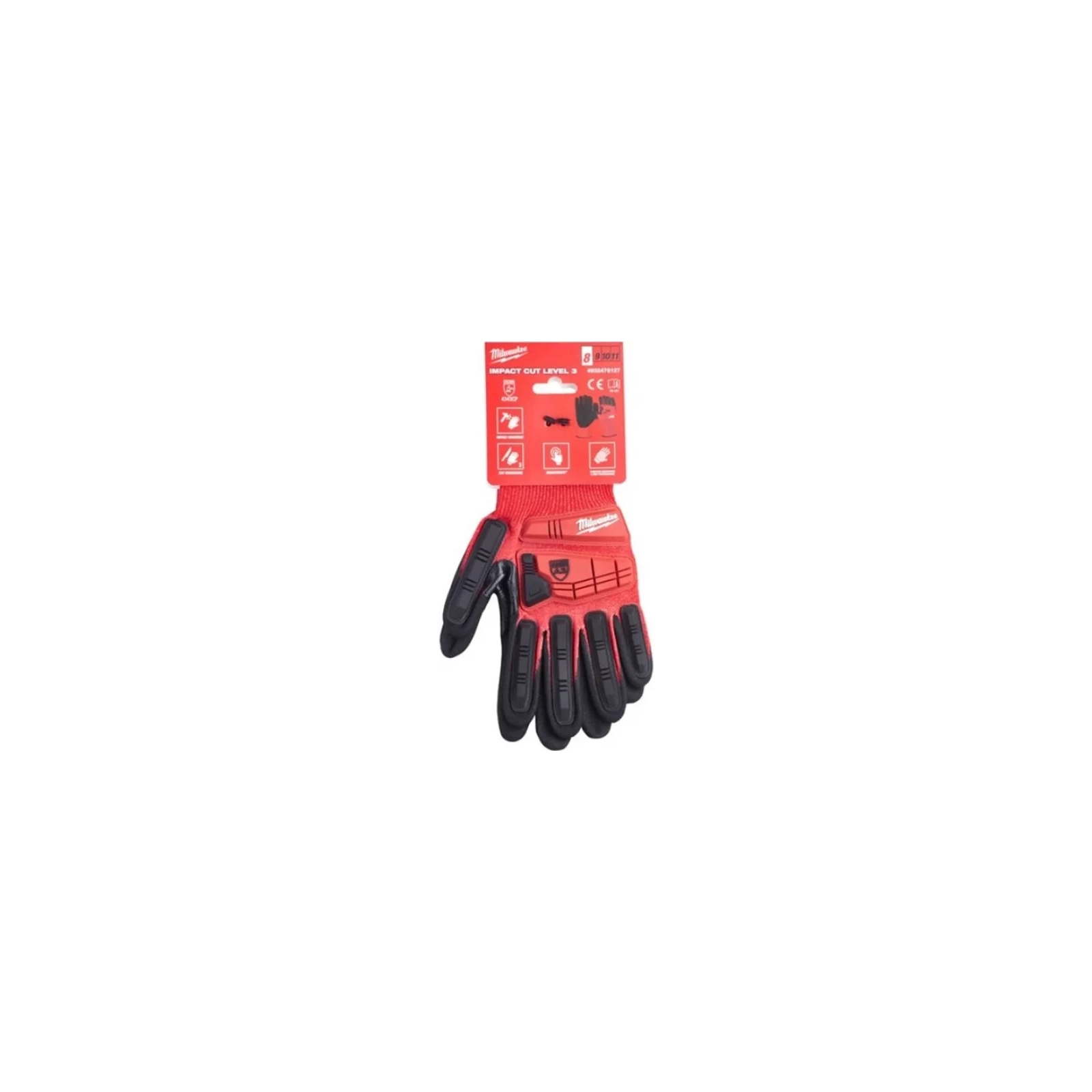 Защитные перчатки Milwaukee з захистом від удару та опором порізам 3 рівня, 10/XL (4932478129) изображение 2