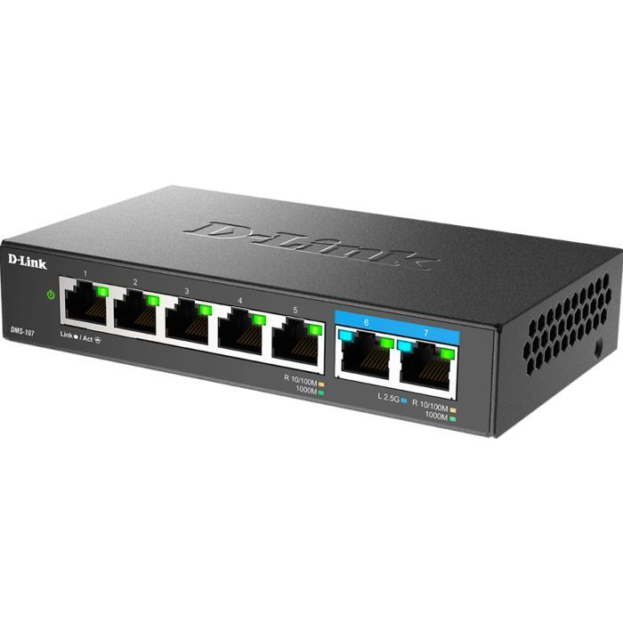 Комутатор мережевий D-Link DMS-107/E зображення 3