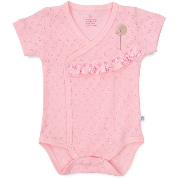 Боді дитяче Bibaby зі штанцями (56458-50G-pink) зображення 2