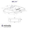 Вытяжка кухонная Minola HPL 517 WH изображение 11