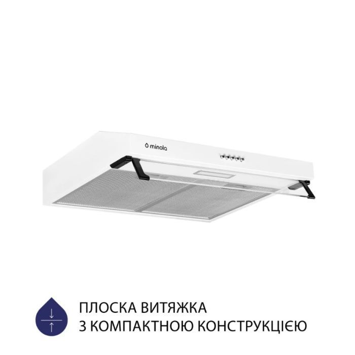 Вытяжка кухонная Minola HPL 517 WH изображение 2
