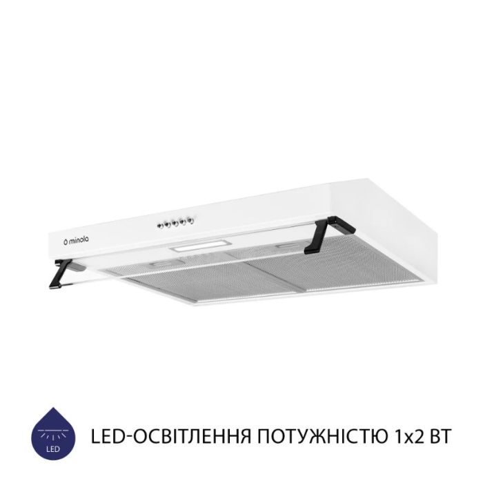 Вытяжка кухонная Minola HPL 517 WH изображение 3