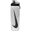 Пляшка для води Nike Refuel Bottle Locking Lid 18 OZ білий, чорний 532 мл N.100.7669.125.18 (887791745002)