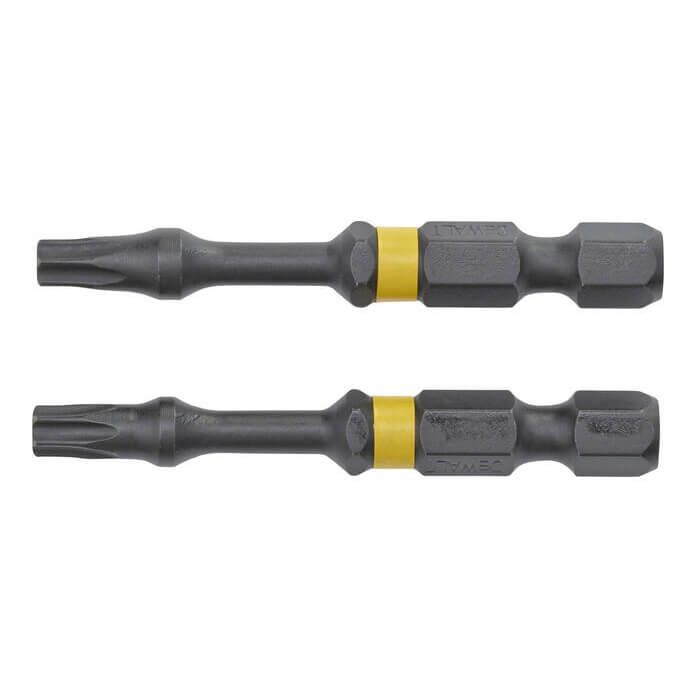 Набор бит DeWALT IMPACT TORSION, ударные, T25, L=57 мм, 2 шт (DT70534T) изображение 2