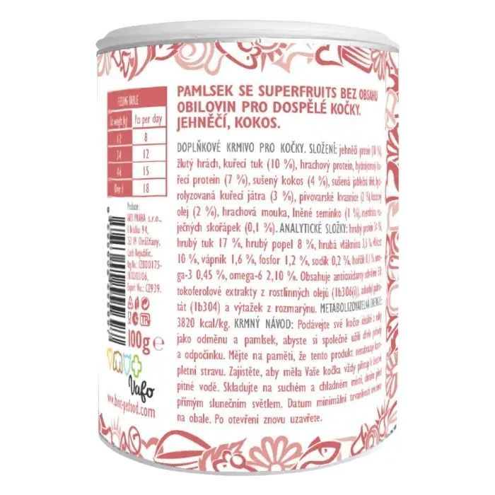 Лакомство для котов Brit Care Superfruits Lamb 100 г - ягнёнок (8595602555697) изображение 2