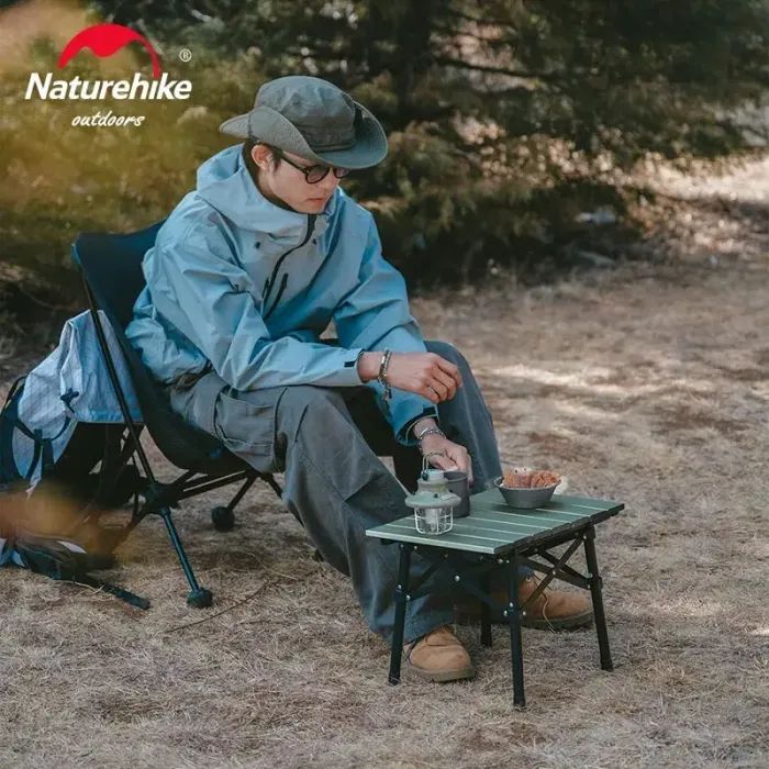Туристический стол Naturehike CNH22JU050 алюміній світло-коричневий (6975641885320) изображение 6