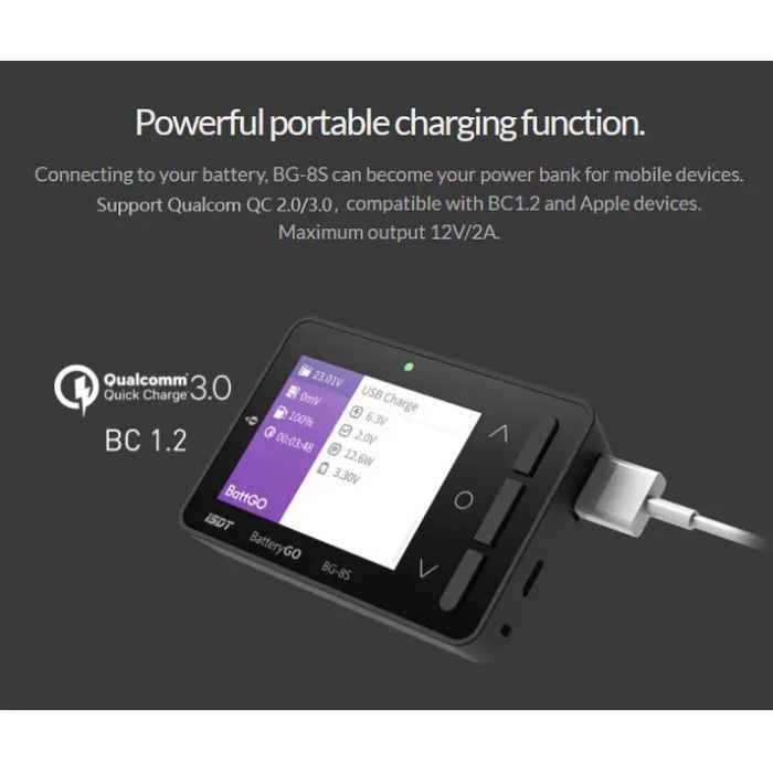 Тестер для аккумуляторов iSDT BG-8S Battery Meter (HP0015.0013) изображение 5
