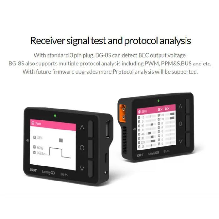 Тестер для аккумуляторов iSDT BG-8S Battery Meter (HP0015.0013) изображение 6