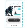 USB флеш накопичувач Wibrand 4GB Grizzly Black USB 2.0 (WI2.0/GR4P3B) зображення 2