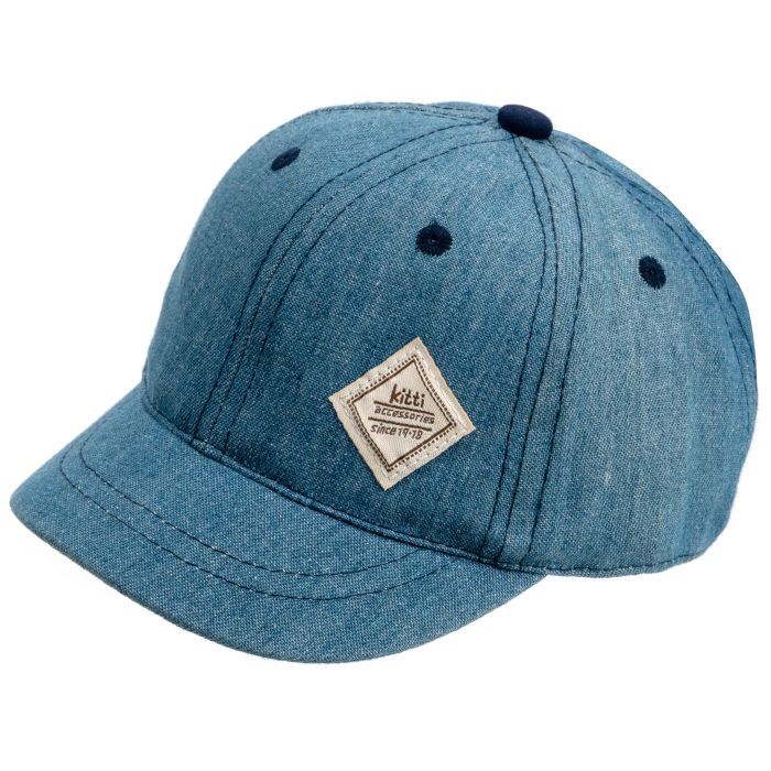 Кепка детская Kitti джинсовая (Y8010-1-44B-darkblue)