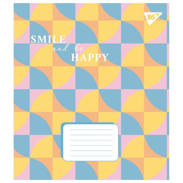 Зошит Yes Smile and be happy 18 аркушів клітинка (767247) зображення 3